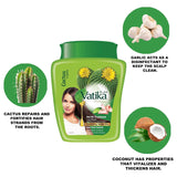 Vatika Cactus & Garlic Hot Oil Treatment For Hair Fall Control - 500g