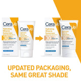 CeraVe Hydrating Mineral Sunscreen SPF 30 Light Sheer Tint - 50ml