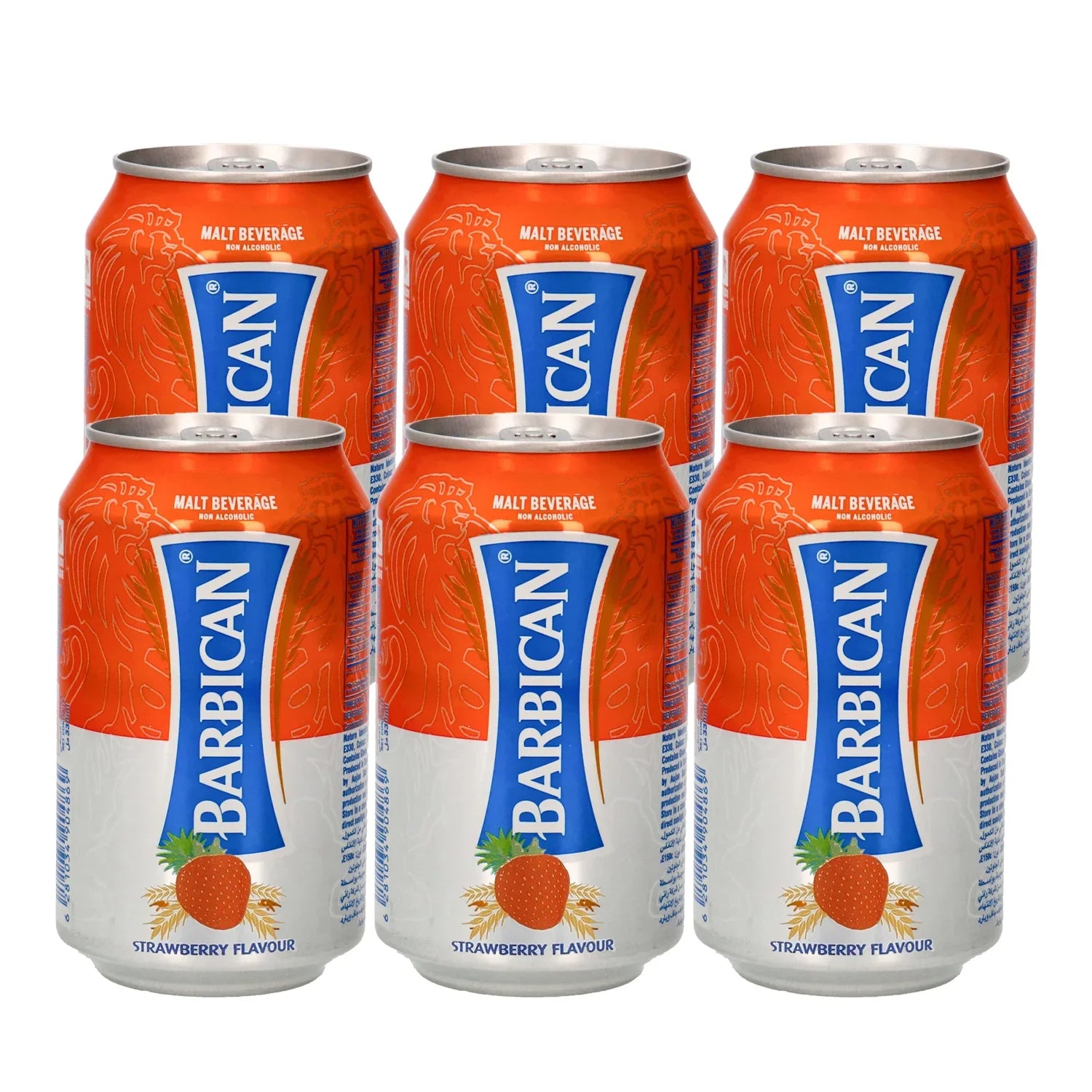 Barbican Can Strawberry - 330ml × 6 Pcs