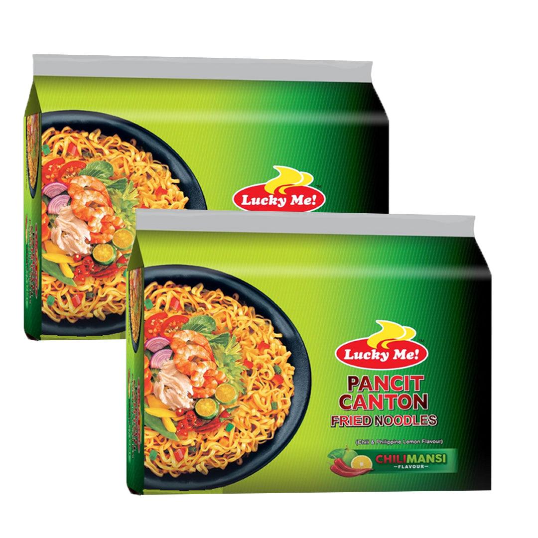 Lucky Me Pancit Canton Chilli Mansi Noodles 60g Pack of 6 (1+1) Offer