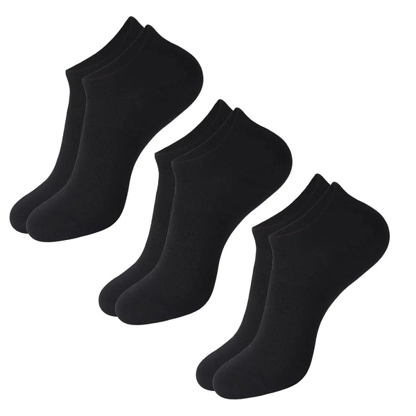 Xiao Black Ankle Socks - 3 Pairs