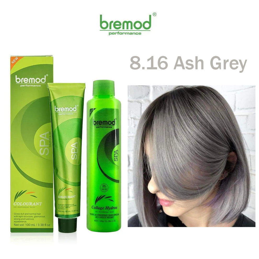 Bremod 8.16 Ash Grey Color With Oxidizer - 100ml+100g