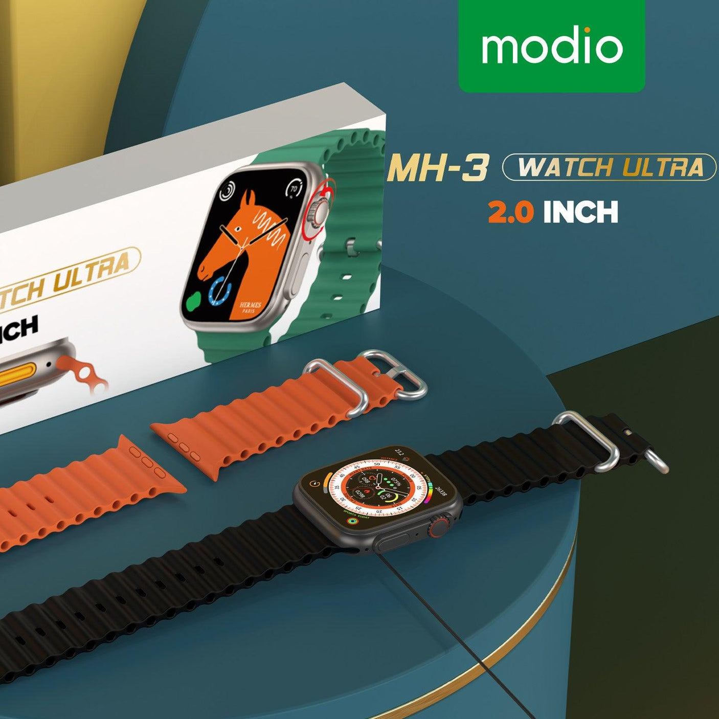 موديو - ساعة ذكية أصلية Ultra MH-3