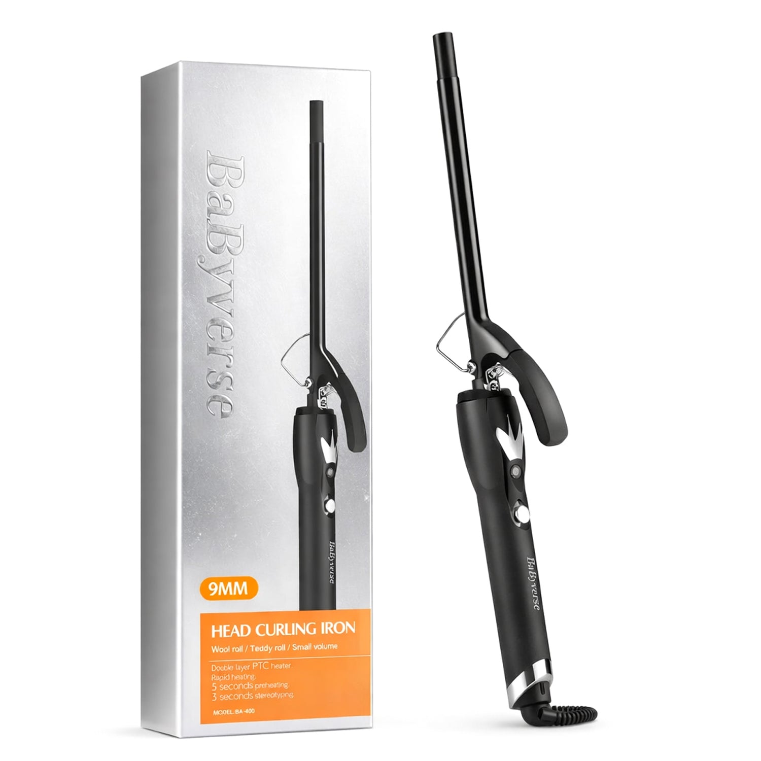 BaByverse Head Curling Iron Hair Curler BA-400
