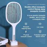 Purple Light 2 in 1 Dual Modes Electric Mosquito Bat ES-20