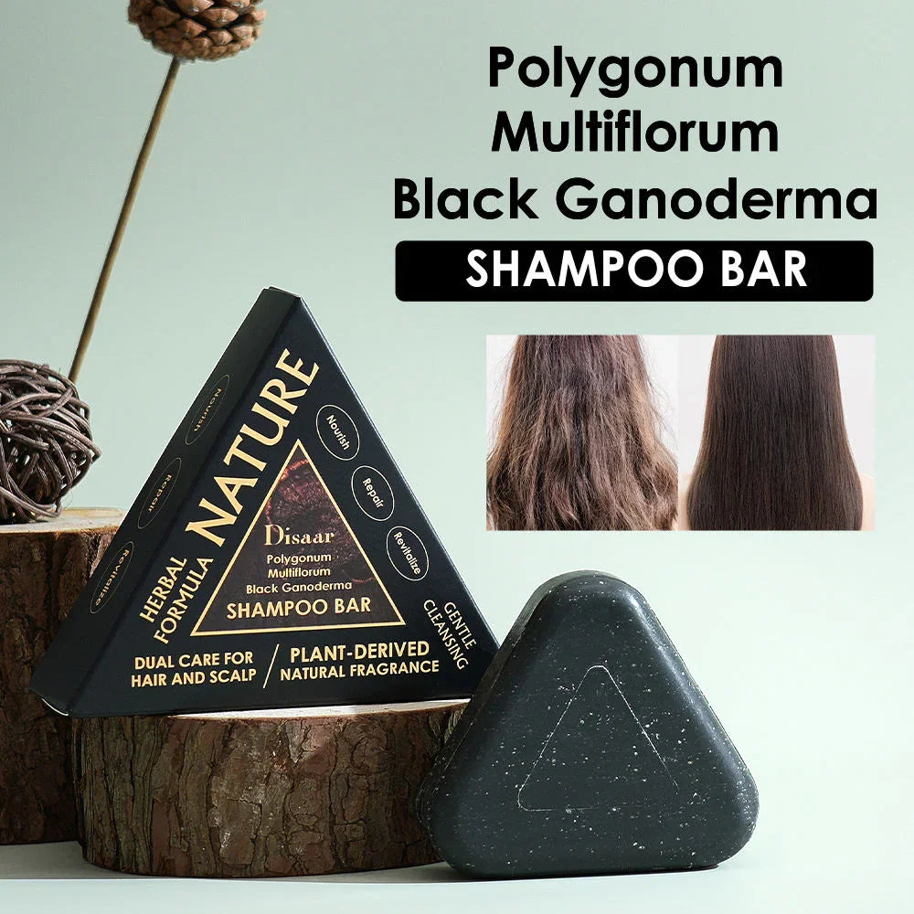 Disaar Polygonum Multiflorum & Black Ganoderma Shampoo Bar - 120g