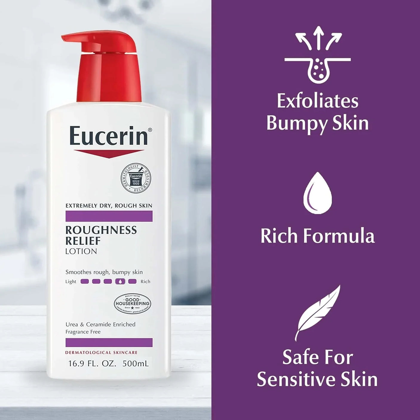 لوشن Eucerin Roughness Relief Lotion - 500 مل