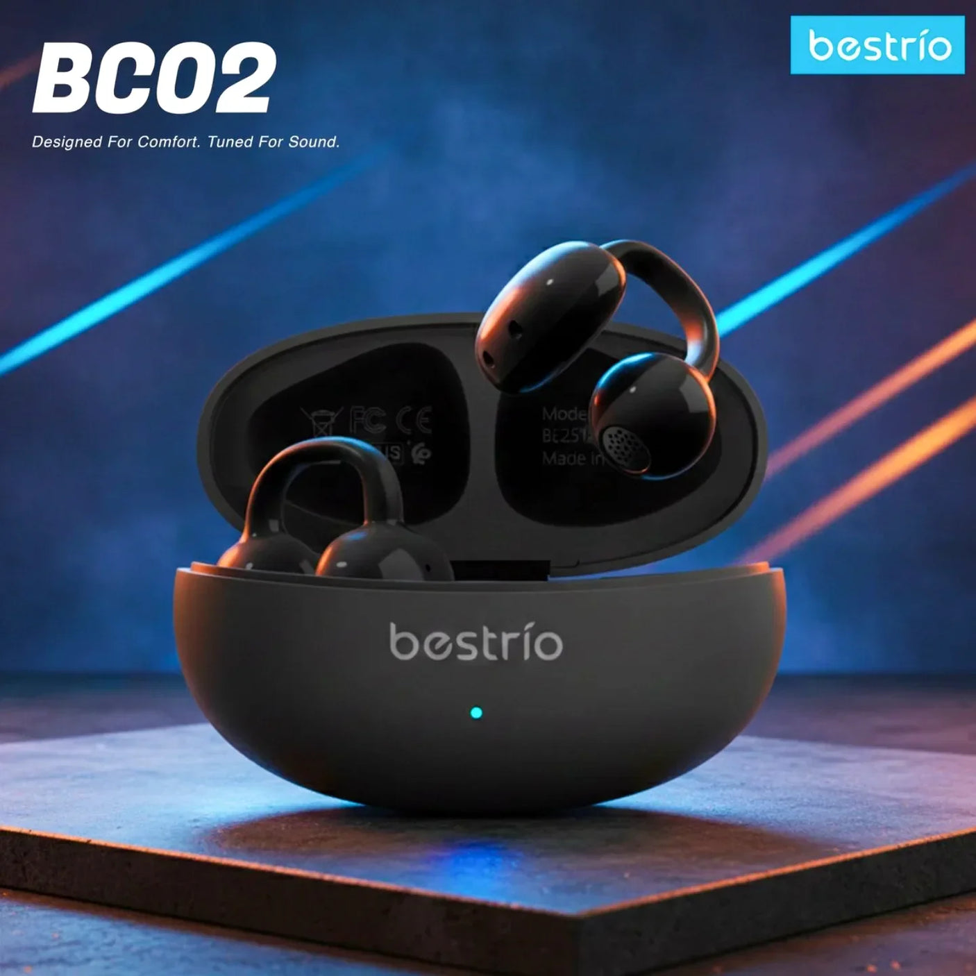 Bestrio Open Wearable Stereo Wireless Earbuds - BC02