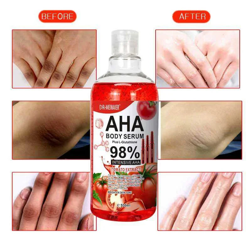 دكتور ميناير 98% سيروم مكثف للجسم بخلاصة الطماطم AHA 98% - 500 مل