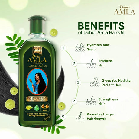 Dabur Amla Hair Oil 360ml (Original)