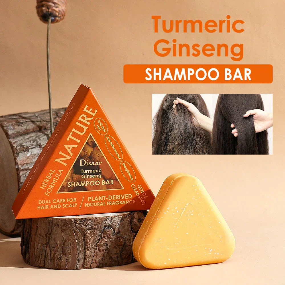 Disaar Turmeric & Ginseng Shampoo Bar - 120g