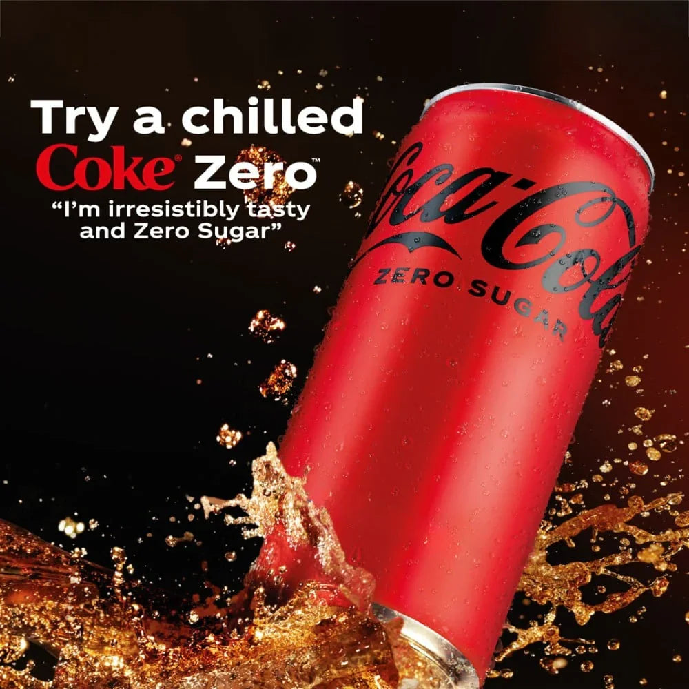 Coca‑Cola Zero Sugar Soft Drink - 250ml