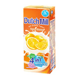 Dutch Mill Yoghurt Drink Orange Flavour - 180ml × 4 Pcs
