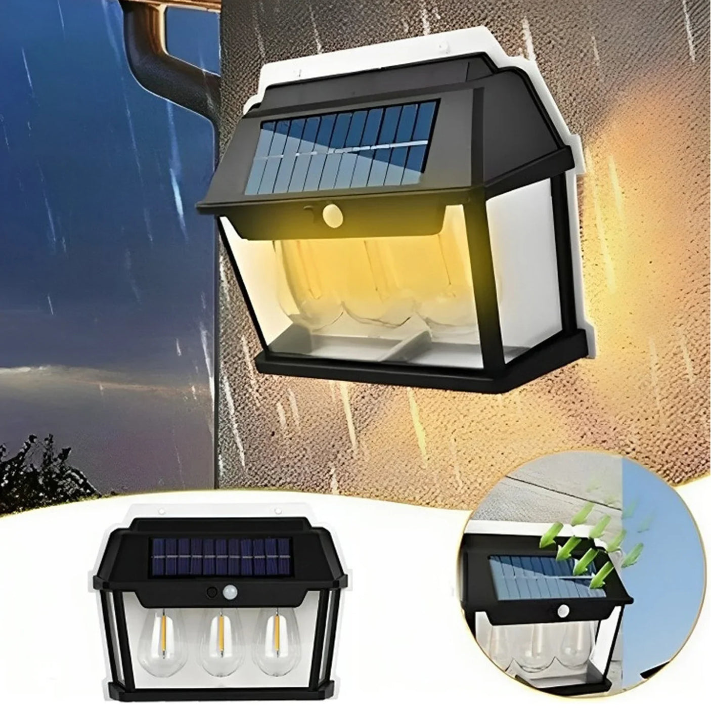 Solar Interaction 3BULB Wall Lamp BK-888-3