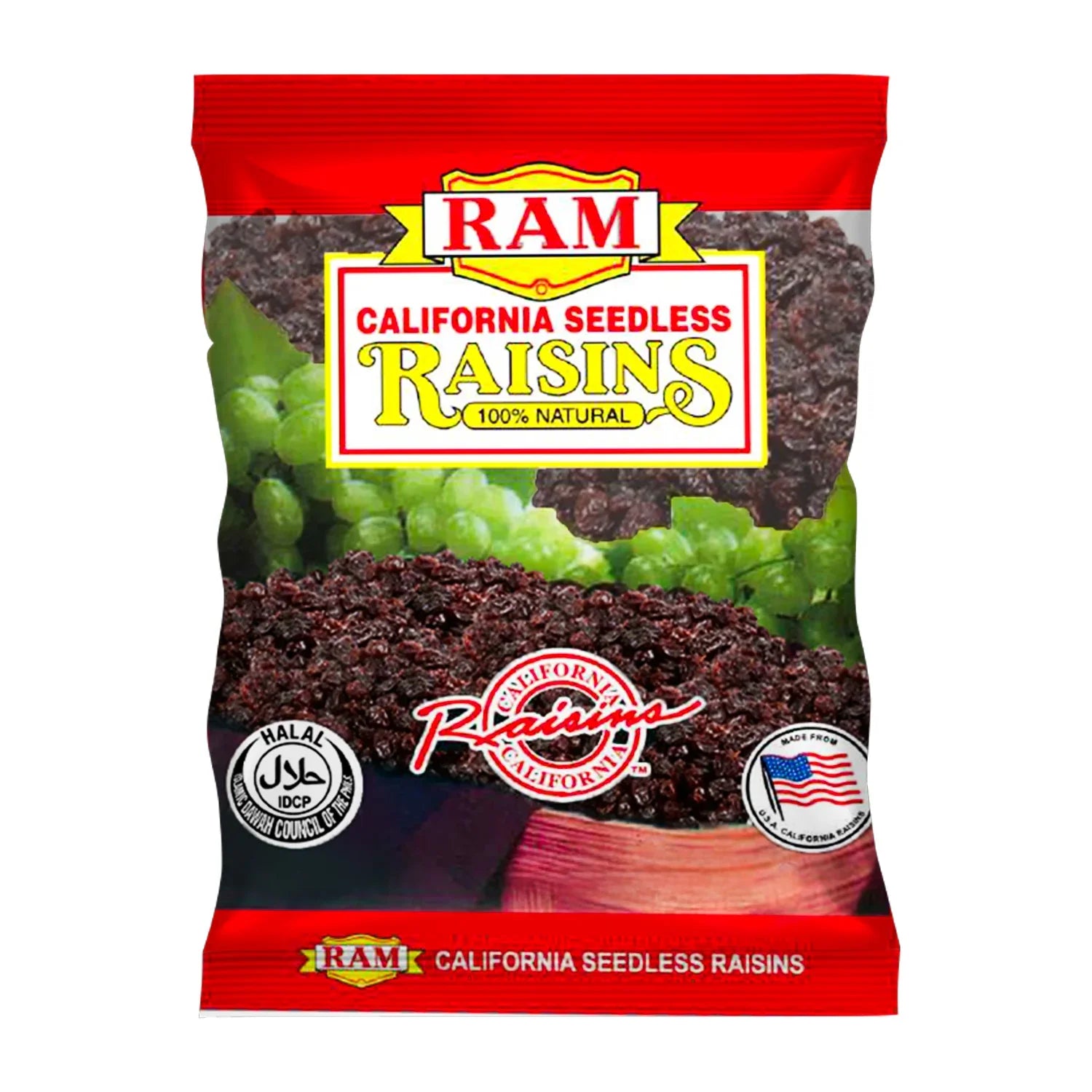 Ram California Seedless Raisins - 100g