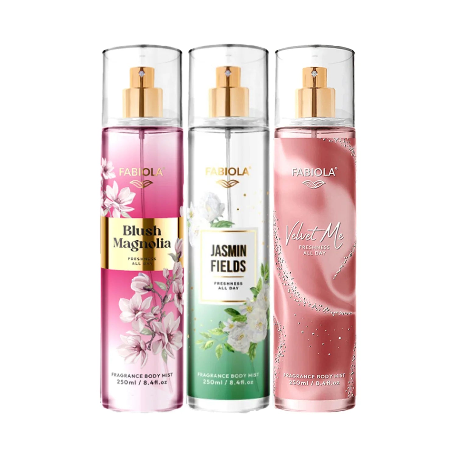 Fabiola Popular Fragrance Body Mist - 250ml × 3 Pcs (PR-68)