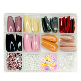 Nails Decoration 3D Multi Shapes Fake Nails