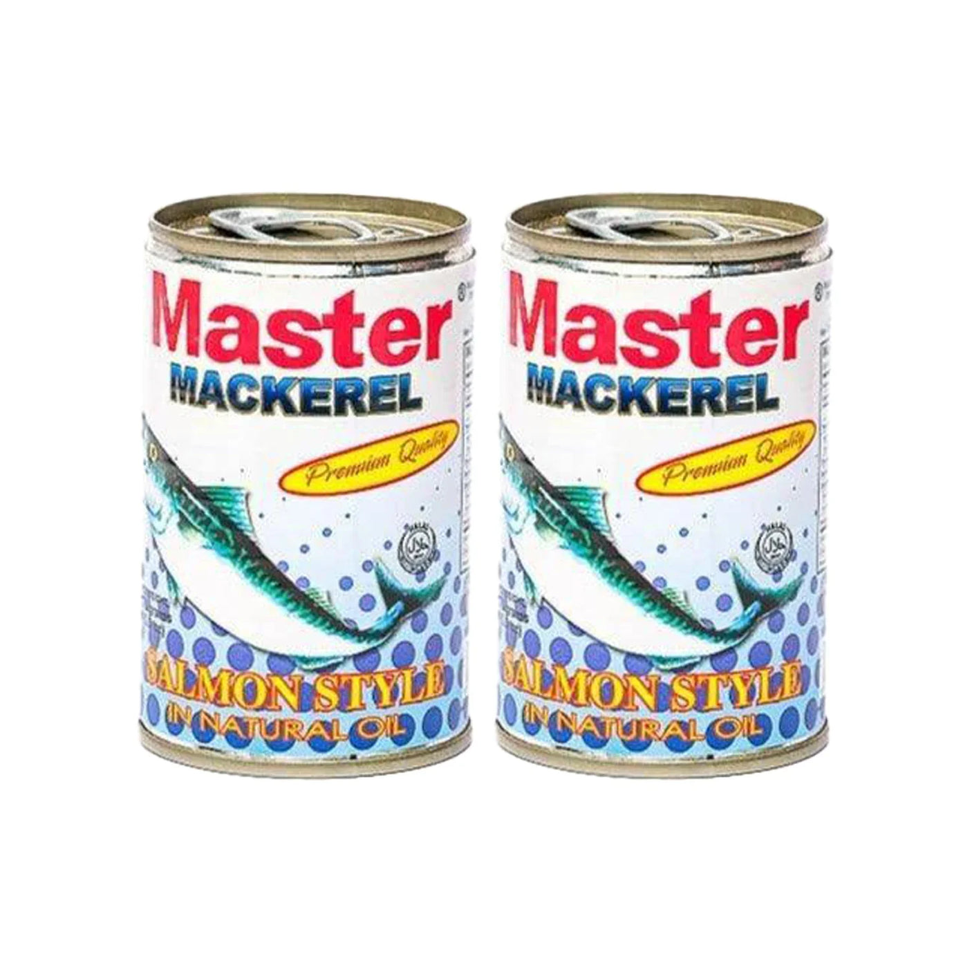 Master Mackerel Salmon Style in Natural Oil - 155g × 2 Pcs (Offer)