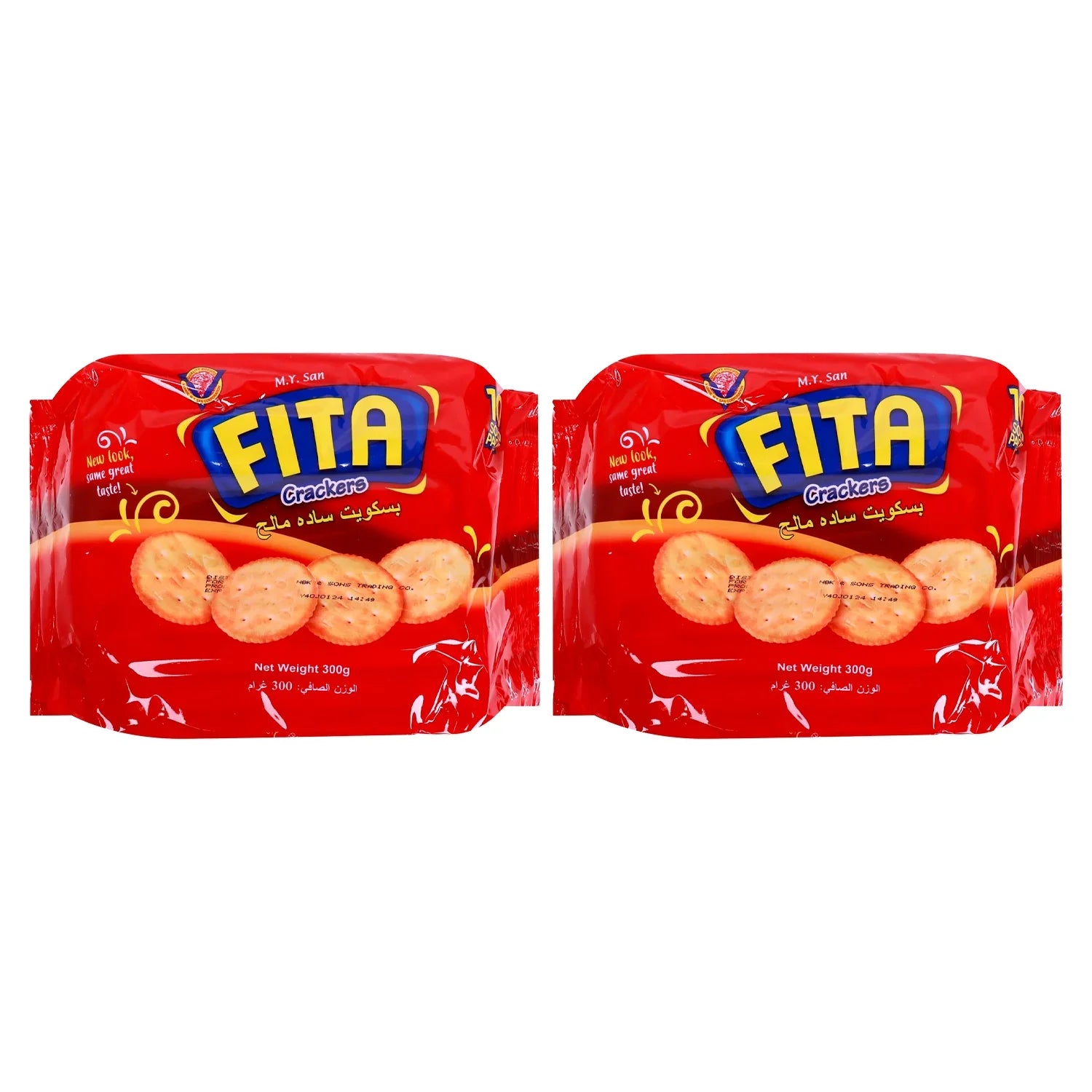 M.Y. San Fita Crackers Biscuit - 300g × 2 Pcs (Offer)