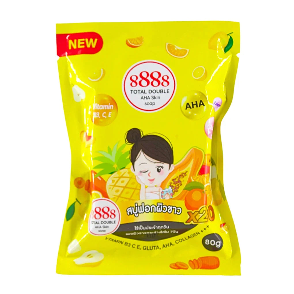 8888 Total Double AHA Skin Soap - 80g
