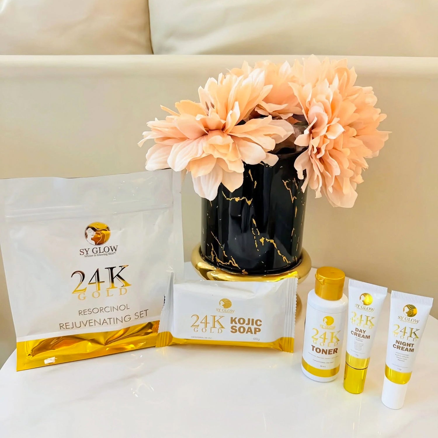 SY Glow 24K Gold Resorcinol Rejuvenating Set