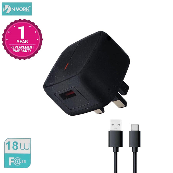 كابل من النوع C بقوة 18 وات من نيويورك مع شاحن - HC613