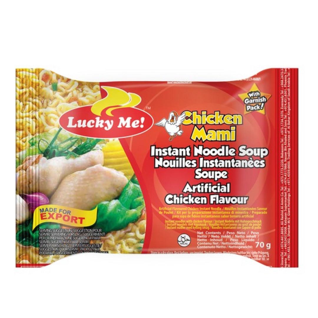 Lucky Me Instant Noodles Chicken Mami Flavour 55g