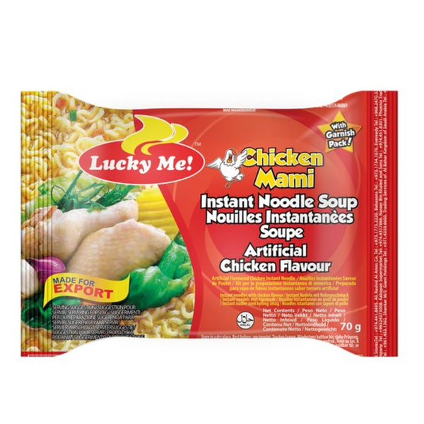 Lucky Me Instant Noodles Chicken Mami Flavour 55g