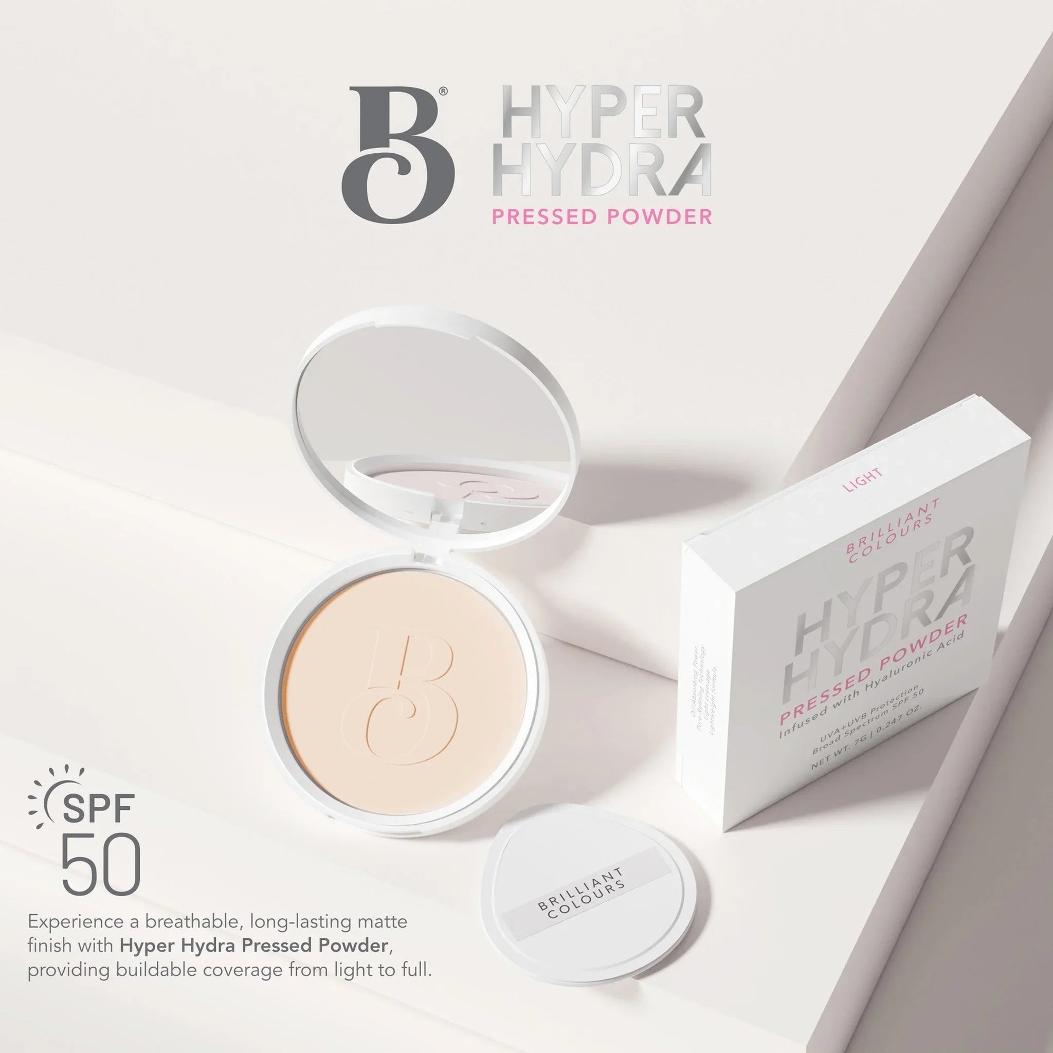 Brilliant Colours Hyper Hydra Pressed Powder - 7g