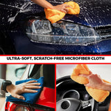 Microfiber Cleaning Towel 12"×15" (Assorted Color)