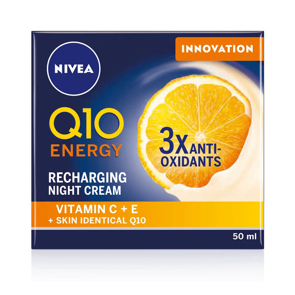 Nivea Q10 Energy Anti-Wrinkle Night Cream - 50ml