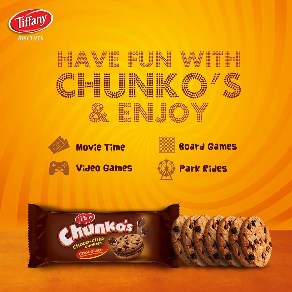Tiffany Chunko's Choco-Chip Chocolate Cookies - 43g