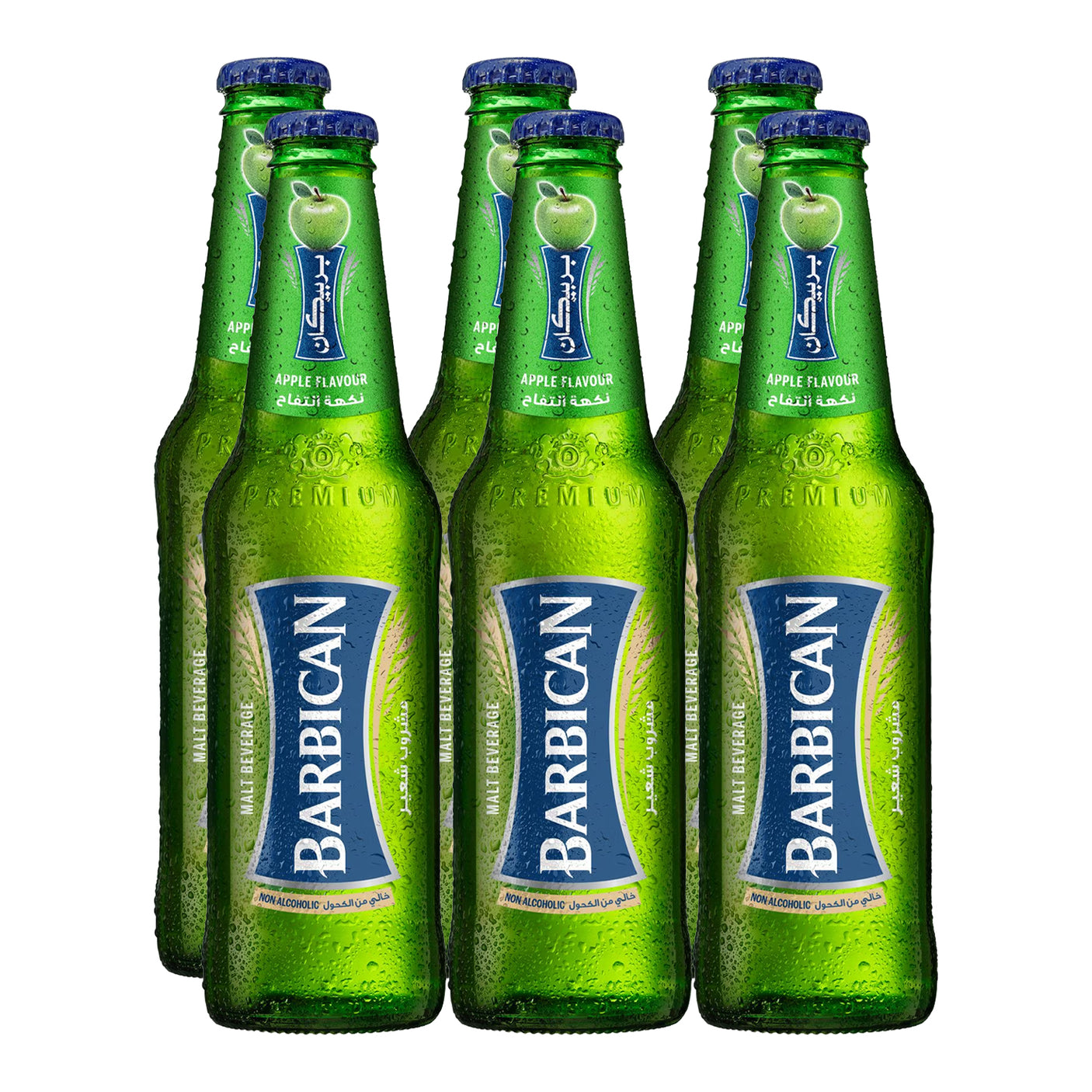 Barbican Apple Flavour Malt Beverage - 330ml × 6 Pcs