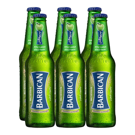 Barbican Apple Flavour Malt Beverage - 330ml × 6 Pcs
