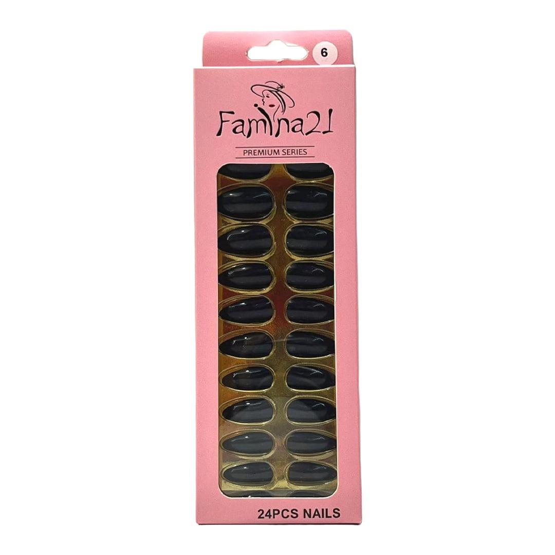 Famina21 Premium Fake Nails 24 Pcs #6