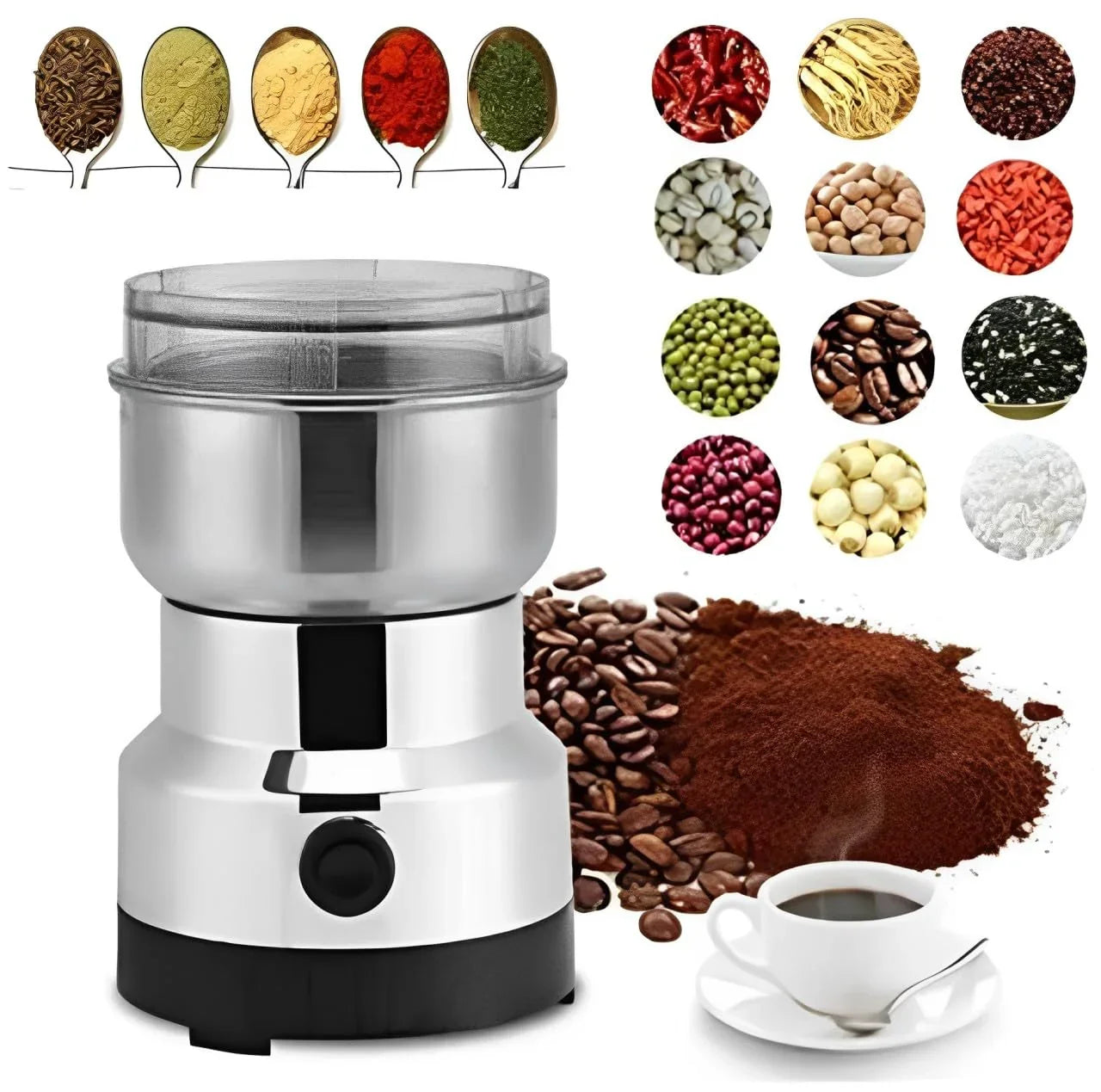 ماكينة طحن القهوة متعددة الوظائف BEAIKA QL-001