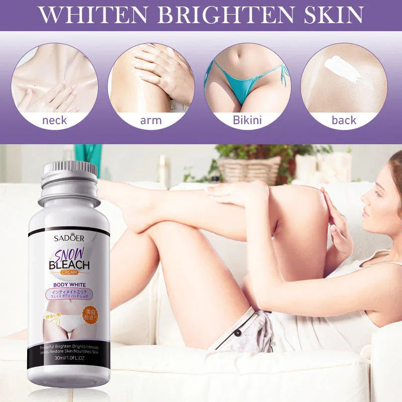 Sadoer Snow Bleach Body Brightening Cream - 30ml