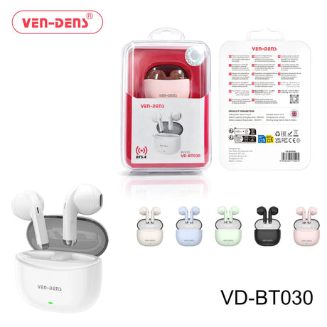 سماعات الأذن اللاسلكية الحقيقية VEN-DENS V5.4 VD-BT030