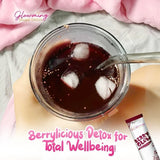 Glowming Berry Glow Acai Berry Powder Drink Mix - 10 Sachets × 20g (Original)