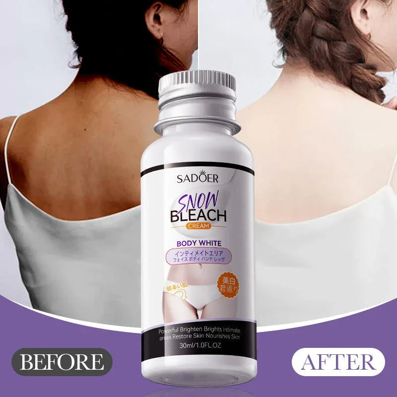 Sadoer Snow Bleach Body Brightening Cream - 30ml