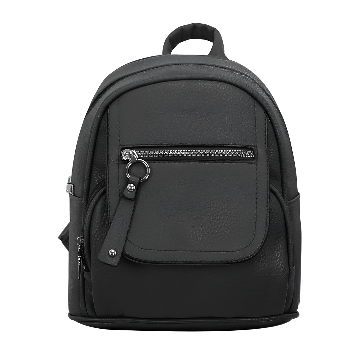 Women's Casual Faux Leather Mini Backpack -  LJ25047