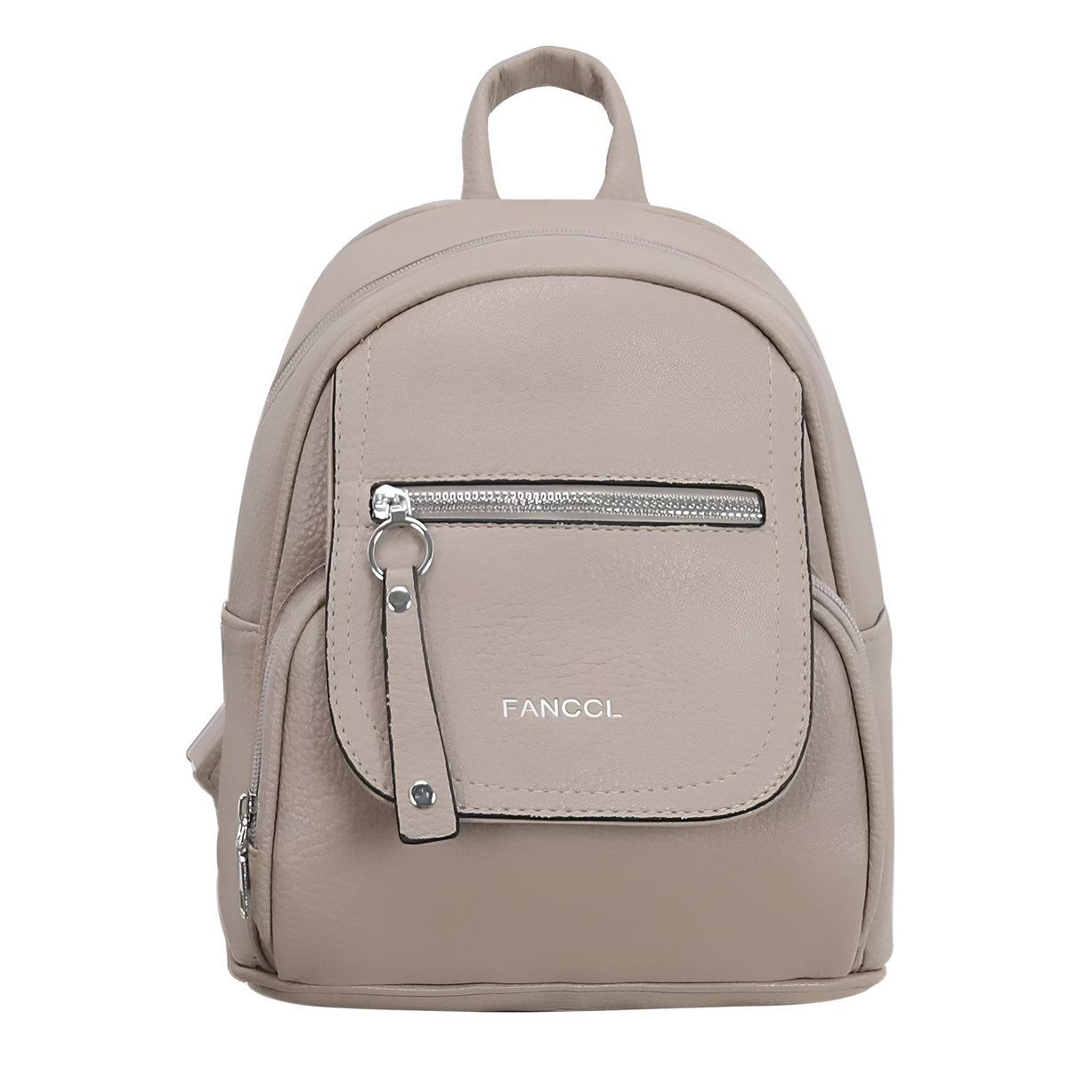 Women's Casual Faux Leather Mini Backpack -  LJ25047