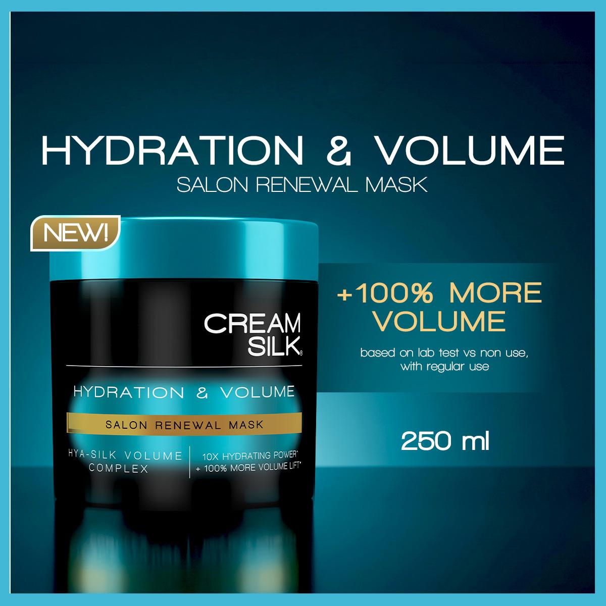 Cream Silk Hydration & Volume Salon Renewal Mask - 250ml