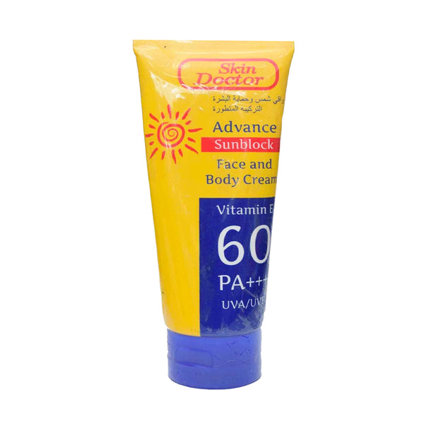 Skin Doctor Advance Sunblock Face & Body Cream Vitamin E 60PA+++