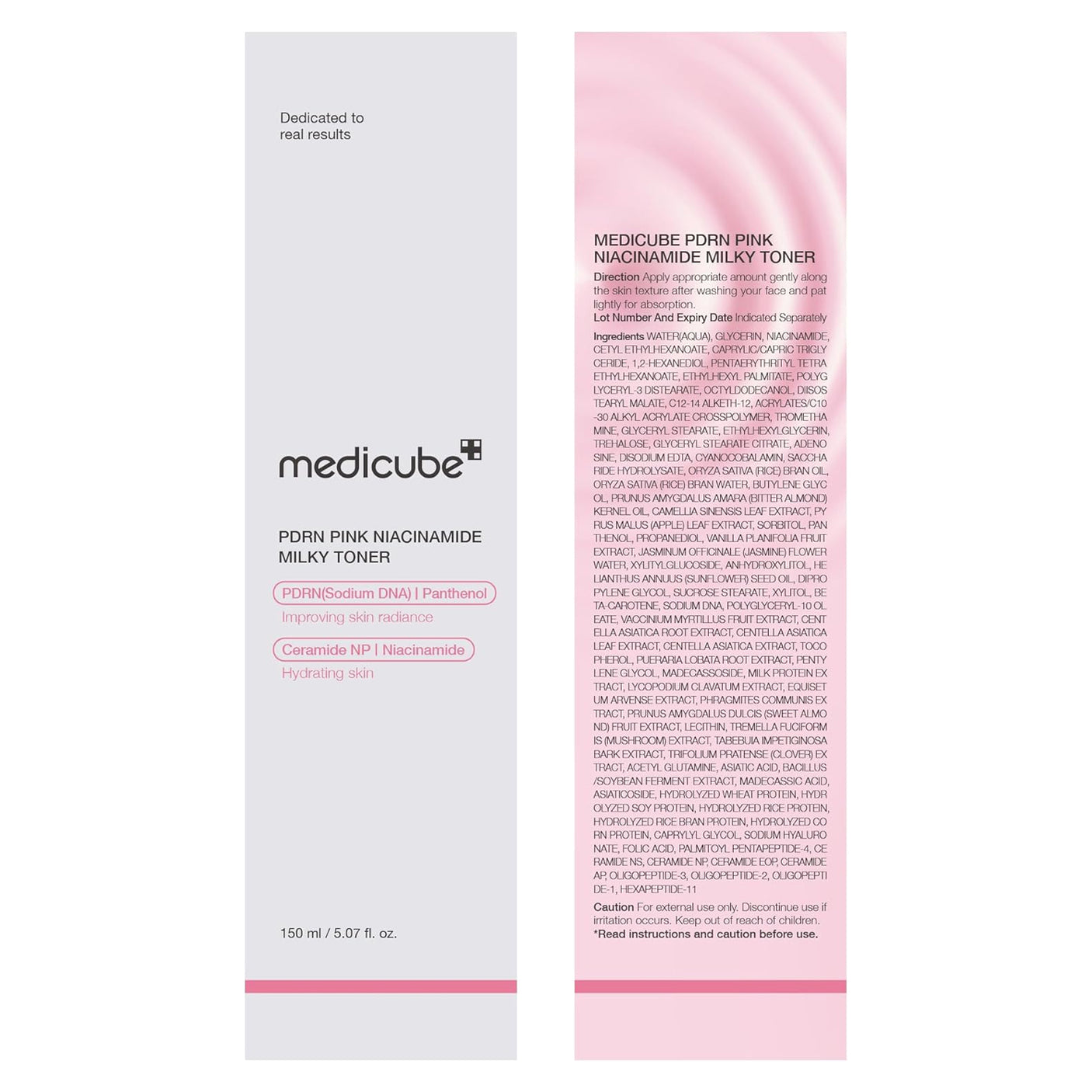 Medicube PDRN Pink Niacinamide Milky Toner - 150ml