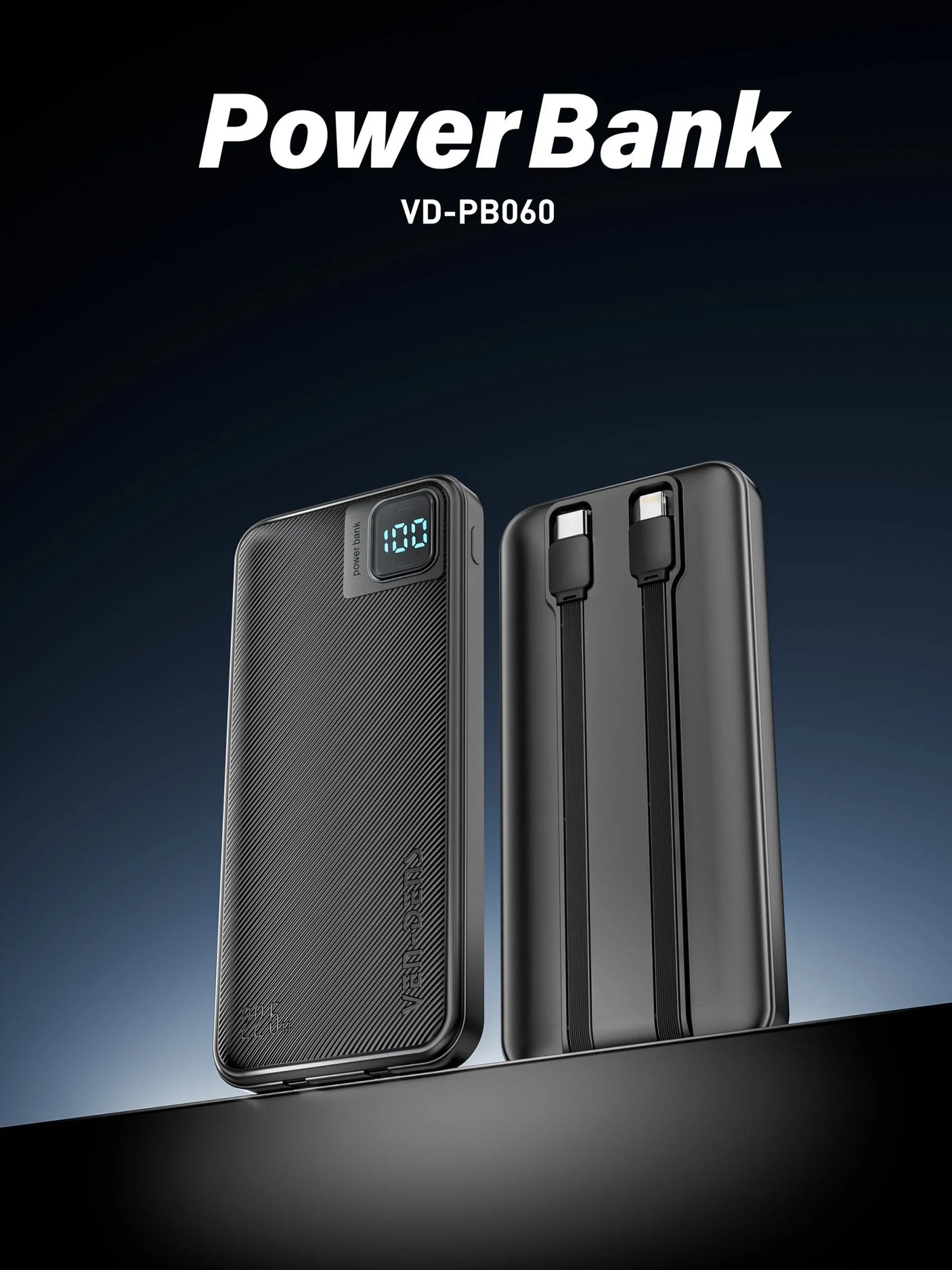 VEN-DENS 22.5W Power Bank 10000mAh VD-PB060