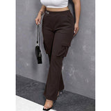Women's Regular Fit Cargo Pant HY-6-35#
