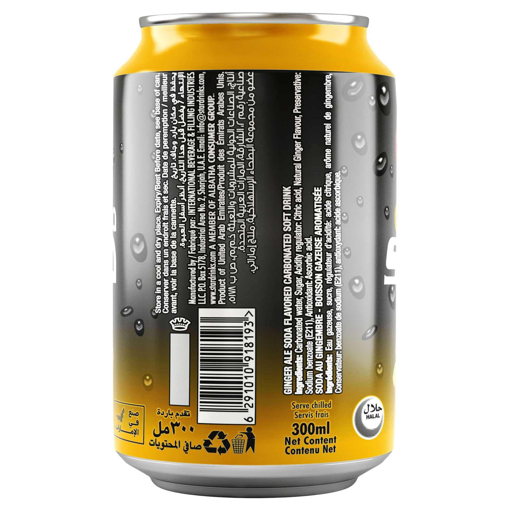 Star Ginger Soda Can - 300ml