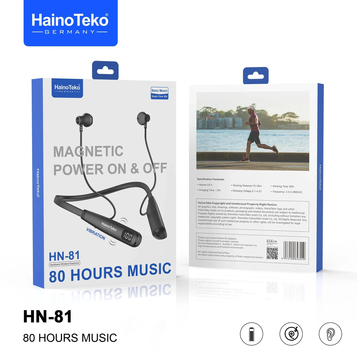 طوق العنق الموسيقي Haino Teko Germany 80H HN-81