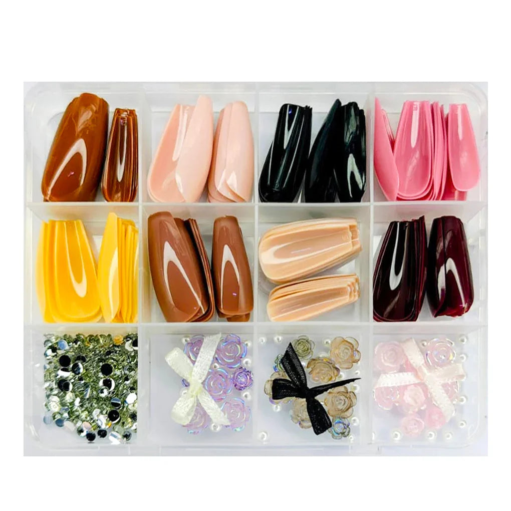 Nails Decoration 3D Multi Shapes Fake Nails